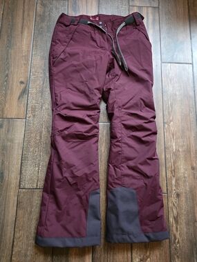 DECATHLON Burgundy Snow/Ski Pants WOMENS XS